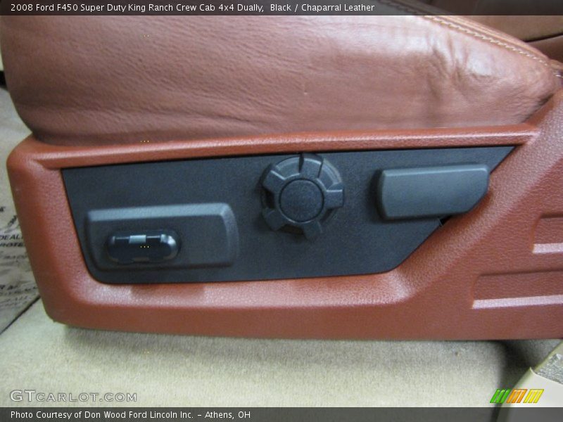 Black / Chaparral Leather 2008 Ford F450 Super Duty King Ranch Crew Cab 4x4 Dually