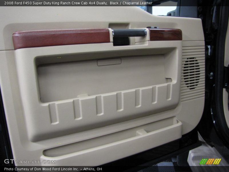 Black / Chaparral Leather 2008 Ford F450 Super Duty King Ranch Crew Cab 4x4 Dually