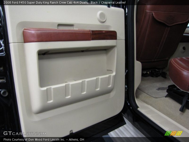 Black / Chaparral Leather 2008 Ford F450 Super Duty King Ranch Crew Cab 4x4 Dually