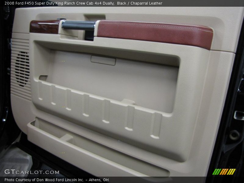 Black / Chaparral Leather 2008 Ford F450 Super Duty King Ranch Crew Cab 4x4 Dually