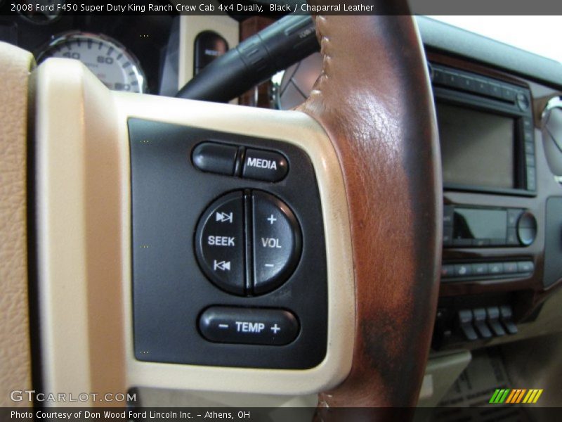 Black / Chaparral Leather 2008 Ford F450 Super Duty King Ranch Crew Cab 4x4 Dually