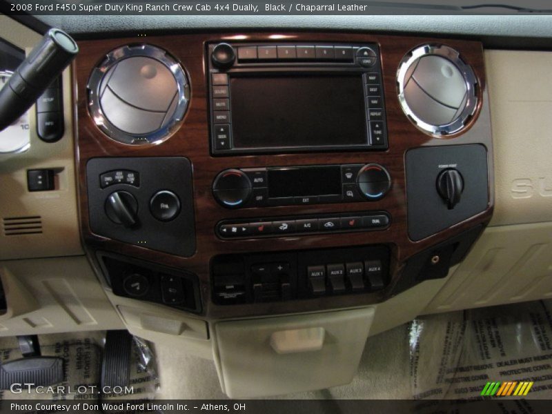 Black / Chaparral Leather 2008 Ford F450 Super Duty King Ranch Crew Cab 4x4 Dually