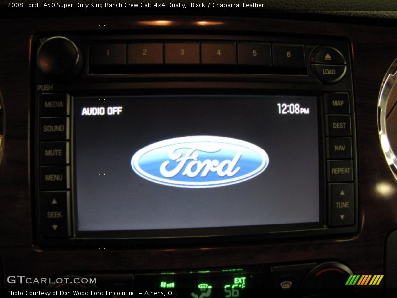 Black / Chaparral Leather 2008 Ford F450 Super Duty King Ranch Crew Cab 4x4 Dually