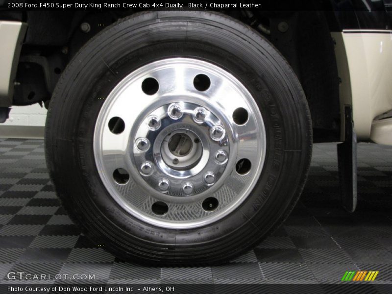 Black / Chaparral Leather 2008 Ford F450 Super Duty King Ranch Crew Cab 4x4 Dually