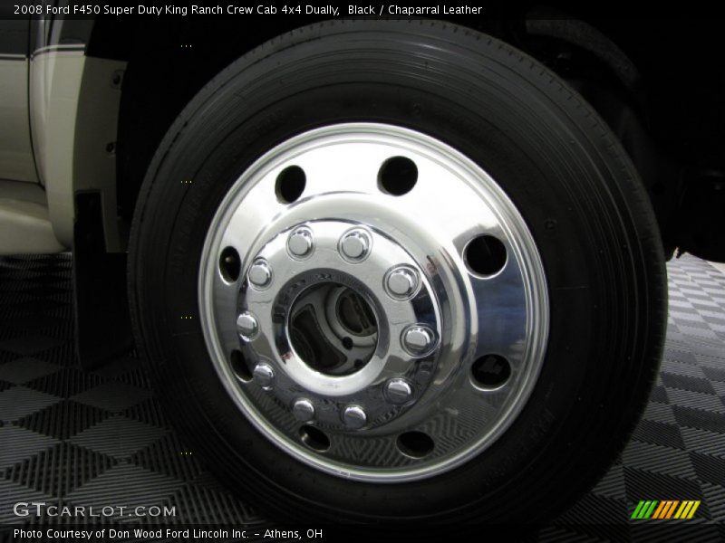 Black / Chaparral Leather 2008 Ford F450 Super Duty King Ranch Crew Cab 4x4 Dually