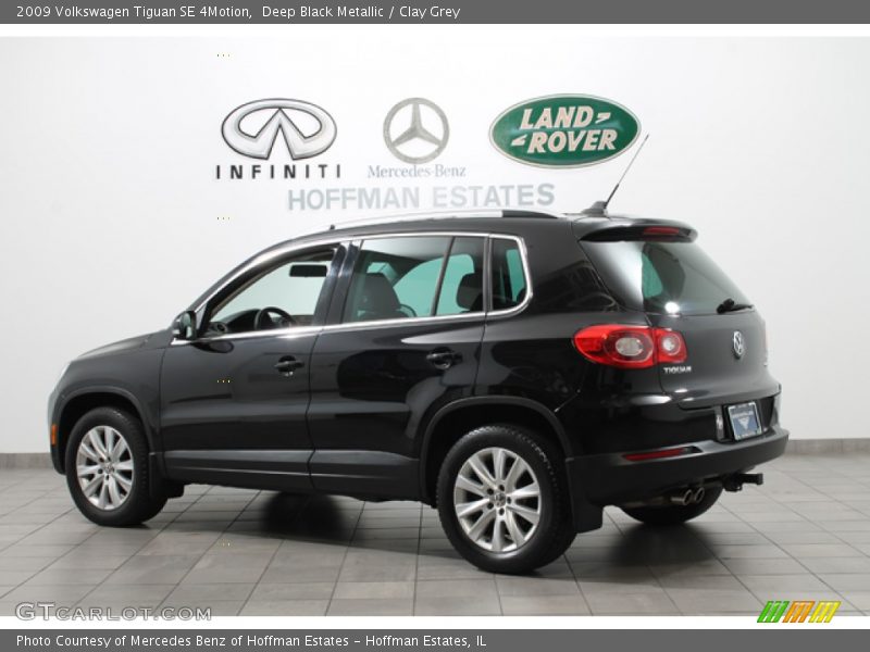 Deep Black Metallic / Clay Grey 2009 Volkswagen Tiguan SE 4Motion