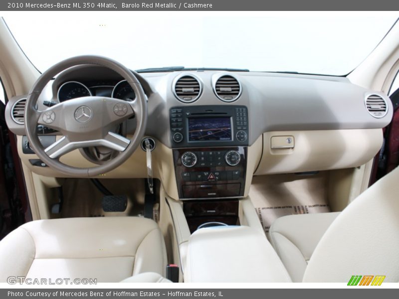 Barolo Red Metallic / Cashmere 2010 Mercedes-Benz ML 350 4Matic
