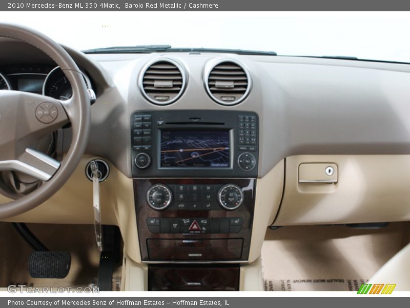 Barolo Red Metallic / Cashmere 2010 Mercedes-Benz ML 350 4Matic