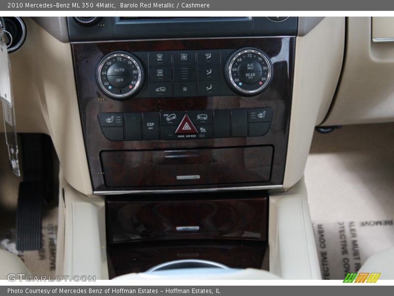 Barolo Red Metallic / Cashmere 2010 Mercedes-Benz ML 350 4Matic