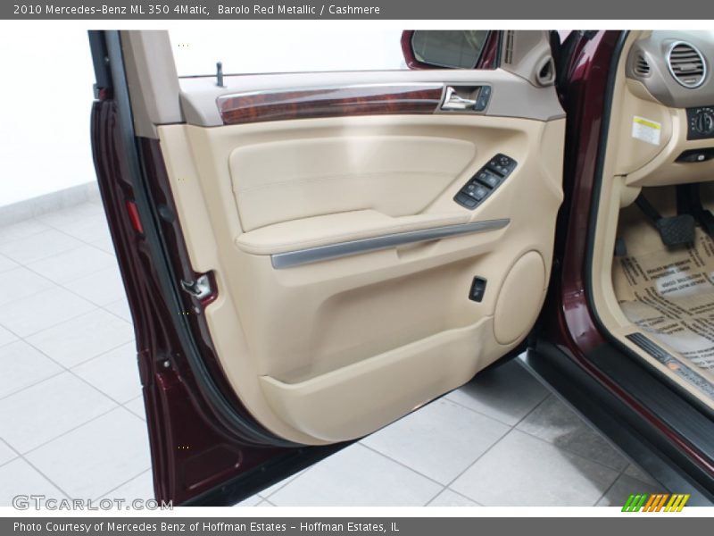 Barolo Red Metallic / Cashmere 2010 Mercedes-Benz ML 350 4Matic