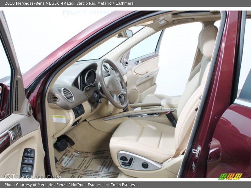 Barolo Red Metallic / Cashmere 2010 Mercedes-Benz ML 350 4Matic