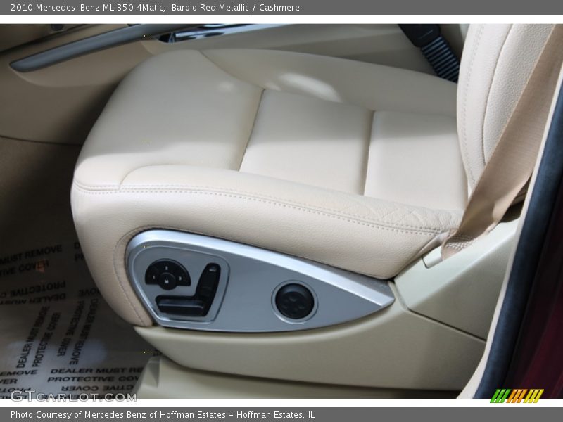 Barolo Red Metallic / Cashmere 2010 Mercedes-Benz ML 350 4Matic