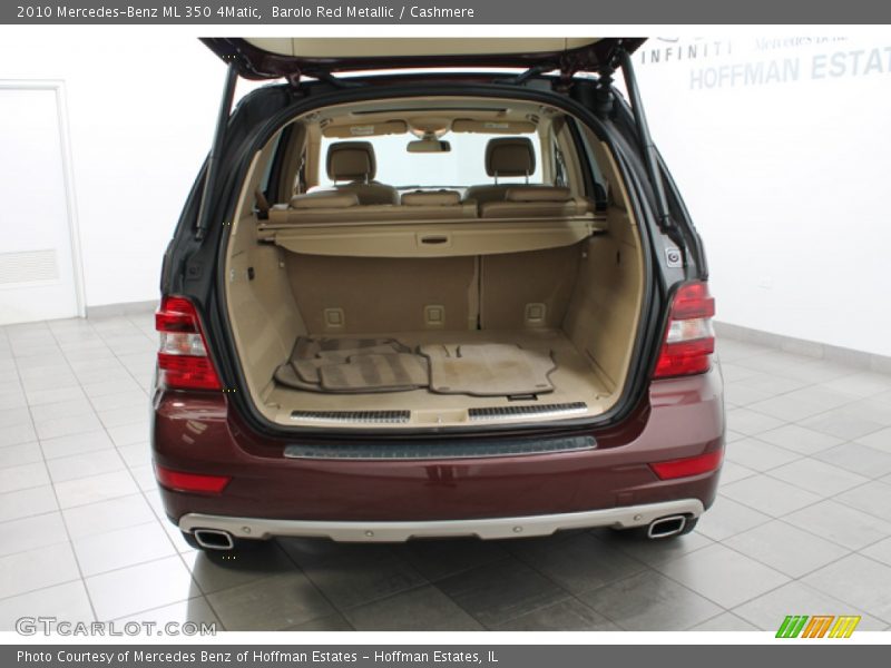 Barolo Red Metallic / Cashmere 2010 Mercedes-Benz ML 350 4Matic