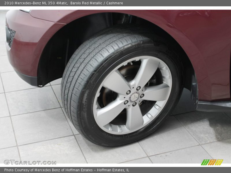 Barolo Red Metallic / Cashmere 2010 Mercedes-Benz ML 350 4Matic