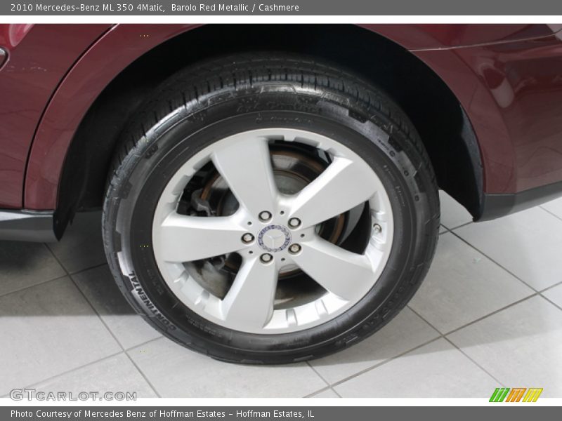 Barolo Red Metallic / Cashmere 2010 Mercedes-Benz ML 350 4Matic