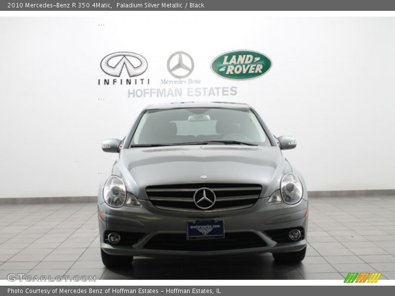 Paladium Silver Metallic / Black 2010 Mercedes-Benz R 350 4Matic