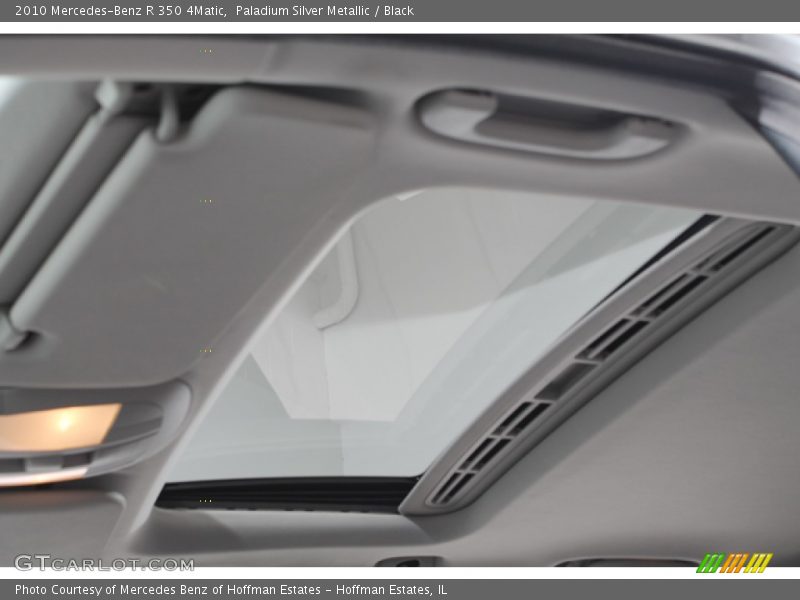 Paladium Silver Metallic / Black 2010 Mercedes-Benz R 350 4Matic