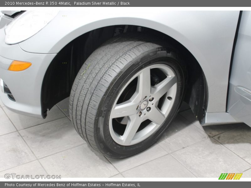Paladium Silver Metallic / Black 2010 Mercedes-Benz R 350 4Matic