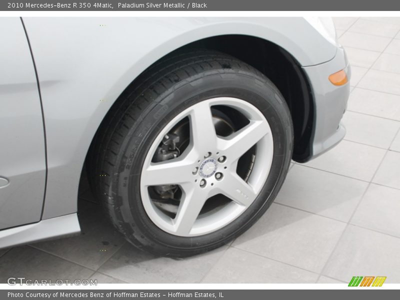 Paladium Silver Metallic / Black 2010 Mercedes-Benz R 350 4Matic