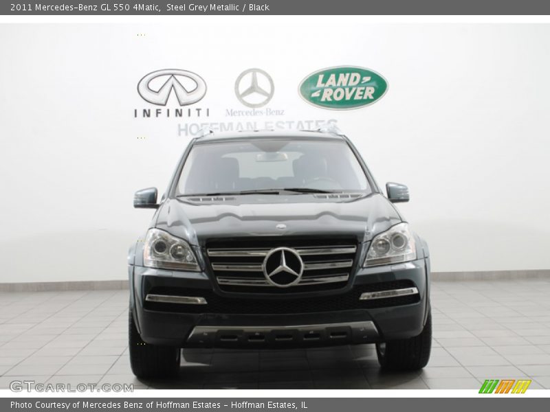 Steel Grey Metallic / Black 2011 Mercedes-Benz GL 550 4Matic