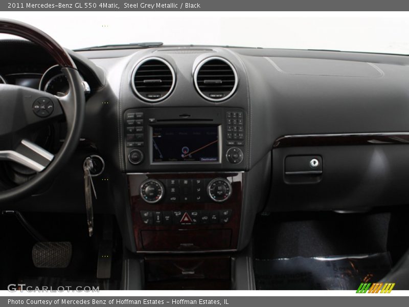 Steel Grey Metallic / Black 2011 Mercedes-Benz GL 550 4Matic
