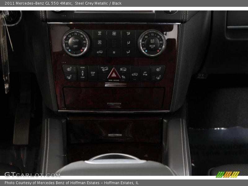 Steel Grey Metallic / Black 2011 Mercedes-Benz GL 550 4Matic