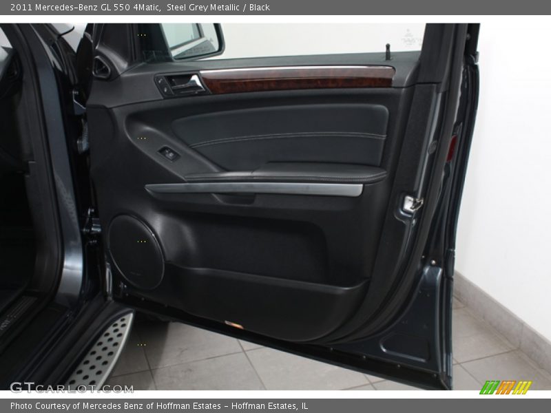 Steel Grey Metallic / Black 2011 Mercedes-Benz GL 550 4Matic