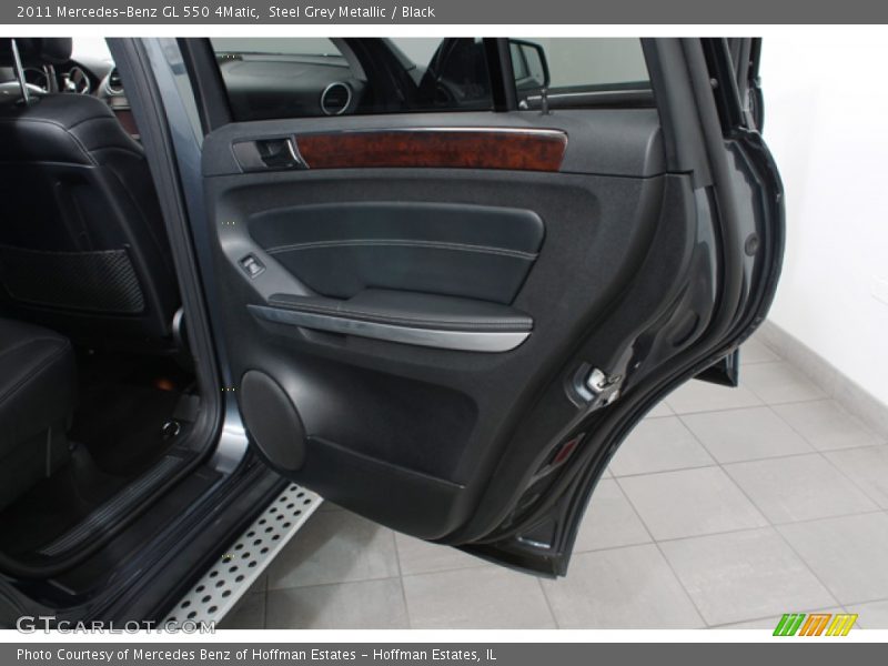 Steel Grey Metallic / Black 2011 Mercedes-Benz GL 550 4Matic