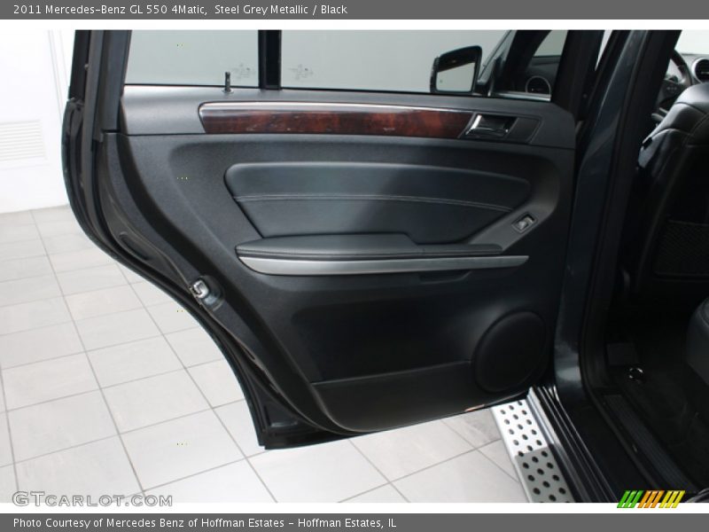 Steel Grey Metallic / Black 2011 Mercedes-Benz GL 550 4Matic