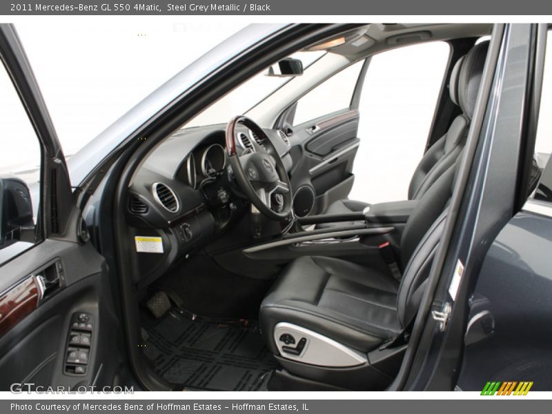 Steel Grey Metallic / Black 2011 Mercedes-Benz GL 550 4Matic