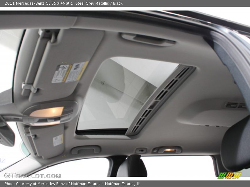 Steel Grey Metallic / Black 2011 Mercedes-Benz GL 550 4Matic