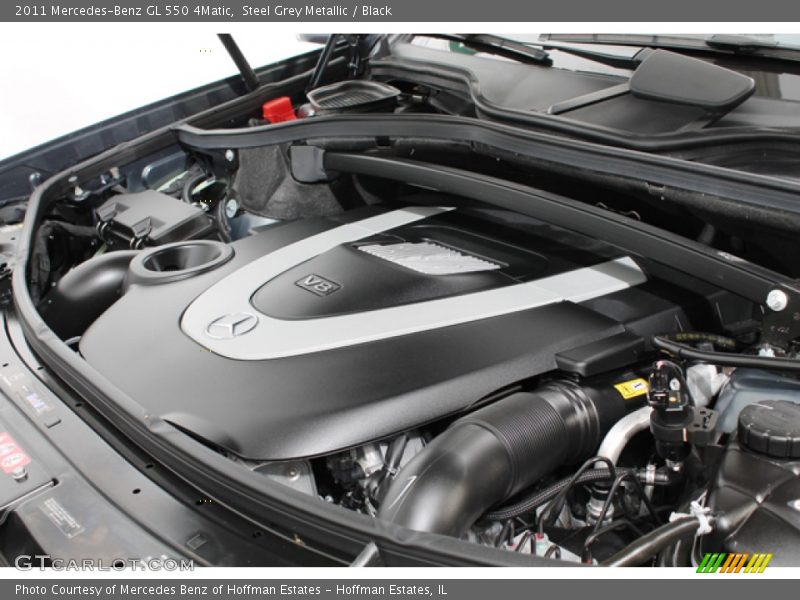 Steel Grey Metallic / Black 2011 Mercedes-Benz GL 550 4Matic