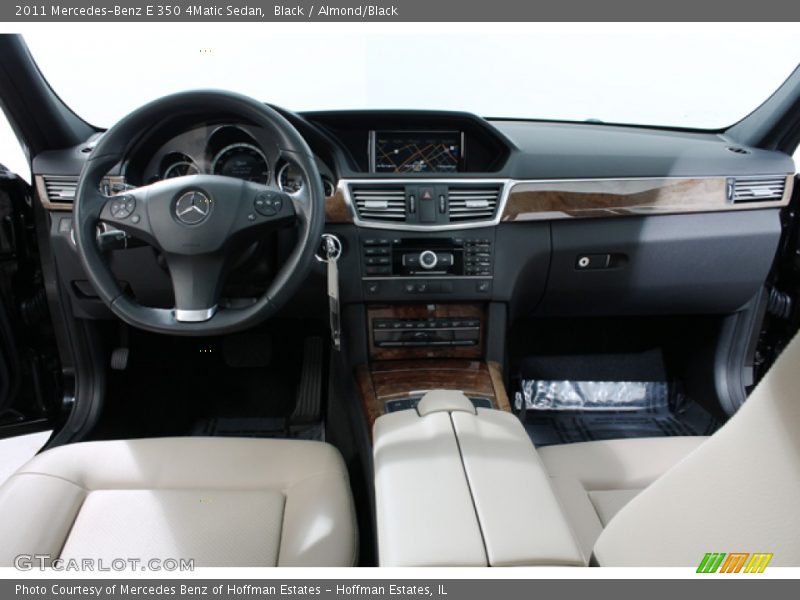 Black / Almond/Black 2011 Mercedes-Benz E 350 4Matic Sedan
