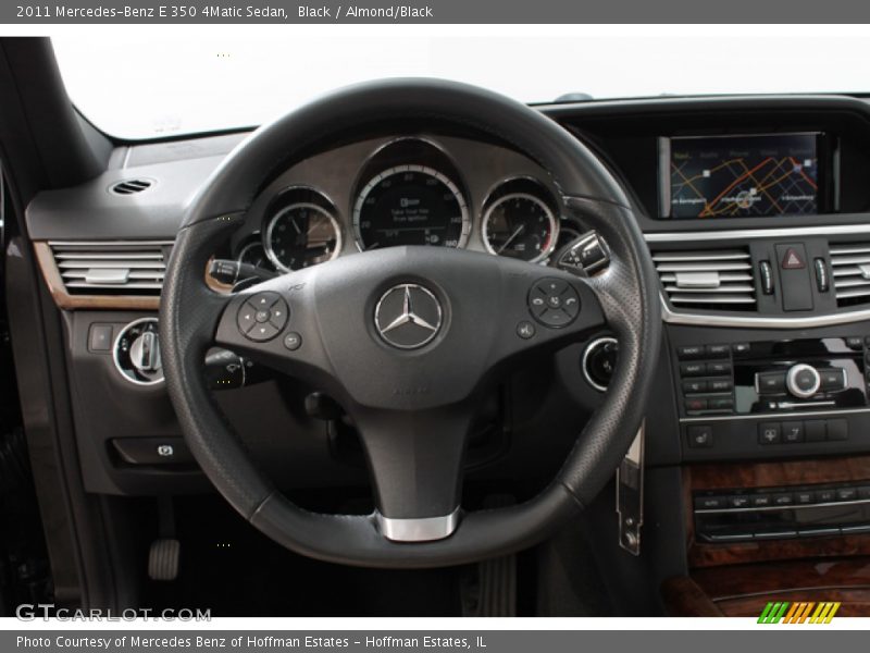 Black / Almond/Black 2011 Mercedes-Benz E 350 4Matic Sedan