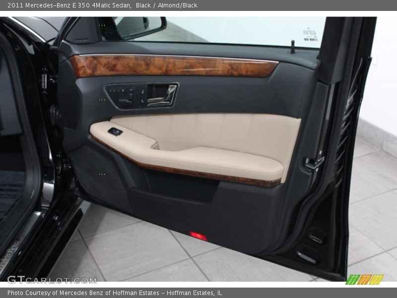 Black / Almond/Black 2011 Mercedes-Benz E 350 4Matic Sedan