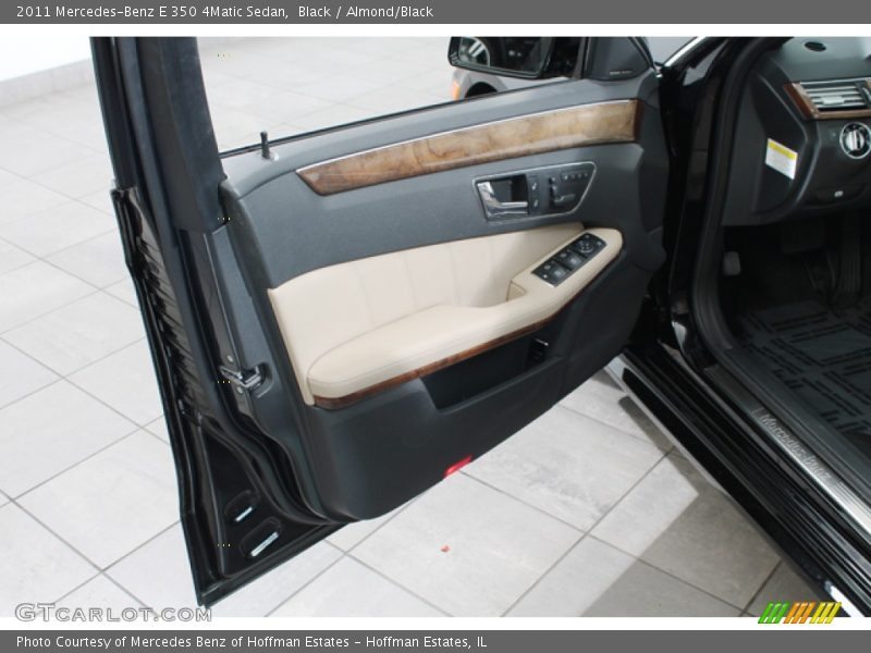 Black / Almond/Black 2011 Mercedes-Benz E 350 4Matic Sedan
