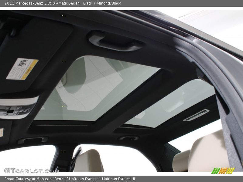 Black / Almond/Black 2011 Mercedes-Benz E 350 4Matic Sedan