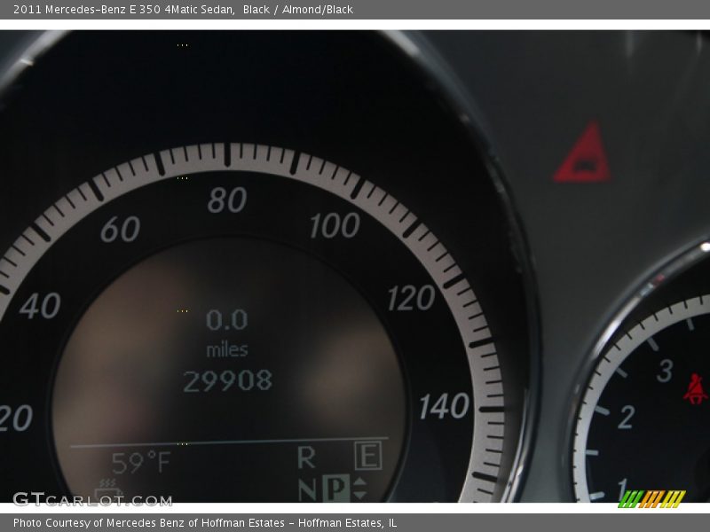 Black / Almond/Black 2011 Mercedes-Benz E 350 4Matic Sedan
