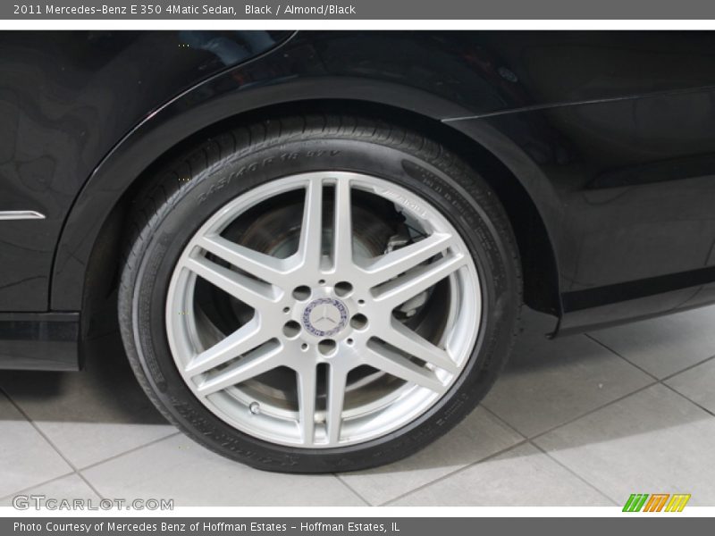 Black / Almond/Black 2011 Mercedes-Benz E 350 4Matic Sedan