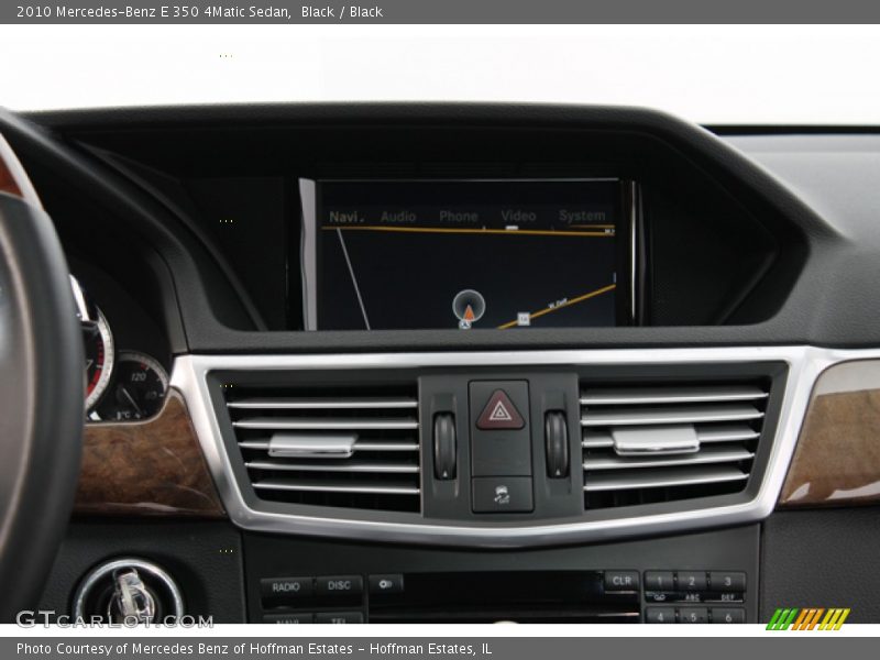 Black / Black 2010 Mercedes-Benz E 350 4Matic Sedan