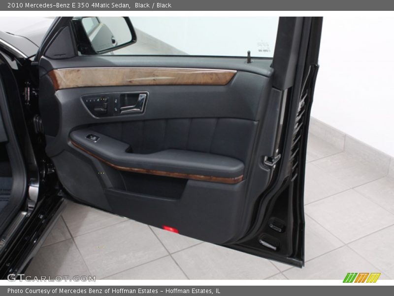 Black / Black 2010 Mercedes-Benz E 350 4Matic Sedan
