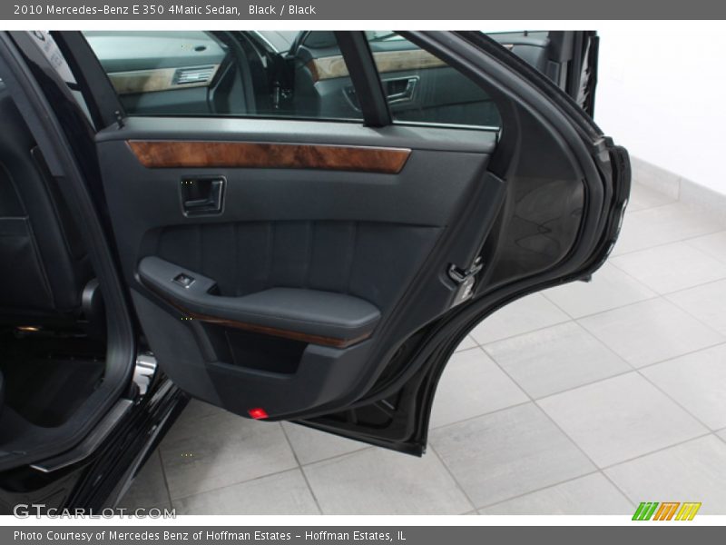 Black / Black 2010 Mercedes-Benz E 350 4Matic Sedan