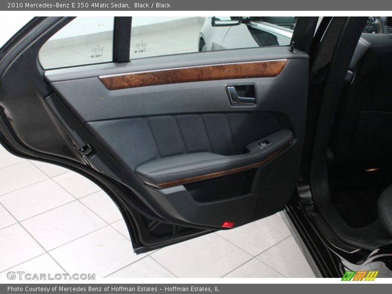 Black / Black 2010 Mercedes-Benz E 350 4Matic Sedan