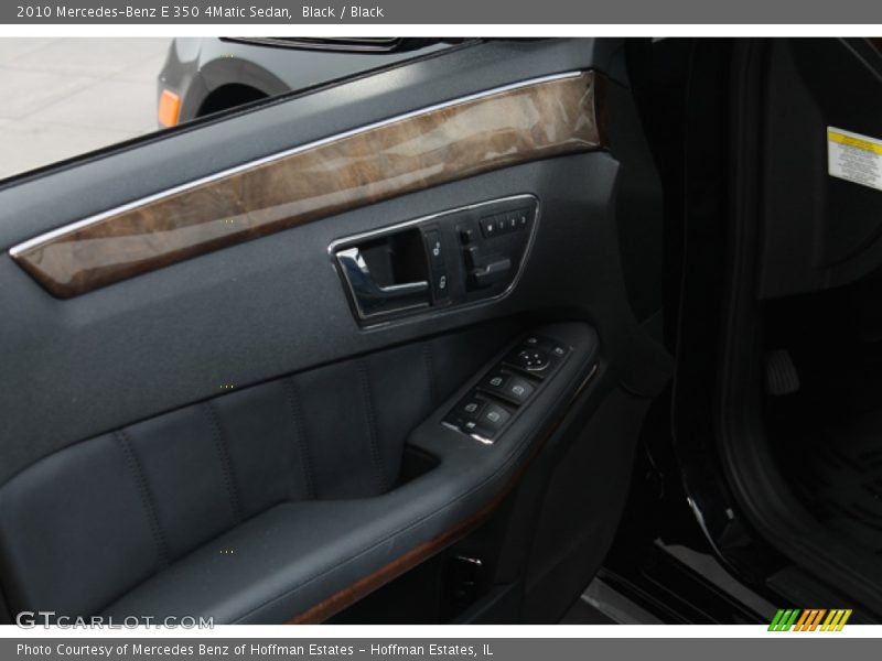Black / Black 2010 Mercedes-Benz E 350 4Matic Sedan