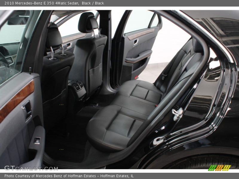 Black / Black 2010 Mercedes-Benz E 350 4Matic Sedan