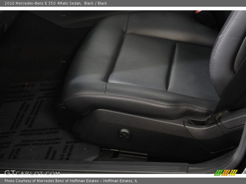 Black / Black 2010 Mercedes-Benz E 350 4Matic Sedan