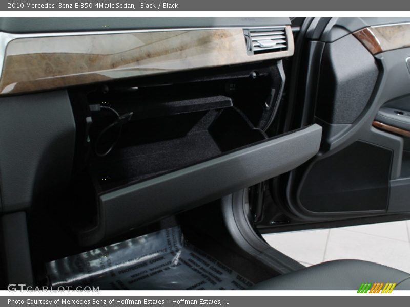 Black / Black 2010 Mercedes-Benz E 350 4Matic Sedan