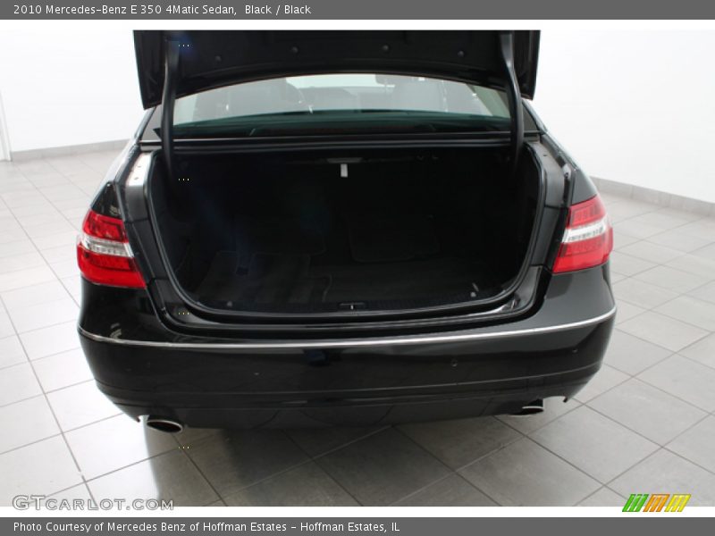 Black / Black 2010 Mercedes-Benz E 350 4Matic Sedan