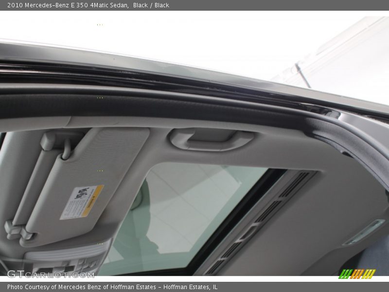 Black / Black 2010 Mercedes-Benz E 350 4Matic Sedan
