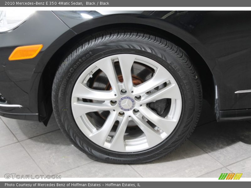 Black / Black 2010 Mercedes-Benz E 350 4Matic Sedan